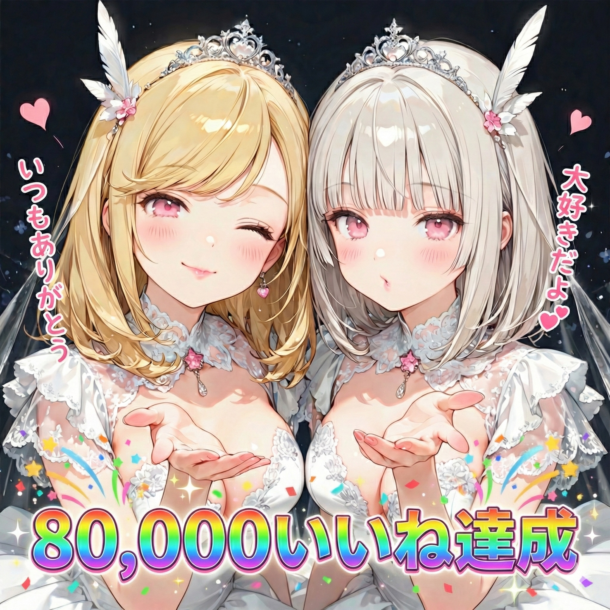 ✨㊗️10万いいね！達成記念🎉✨
