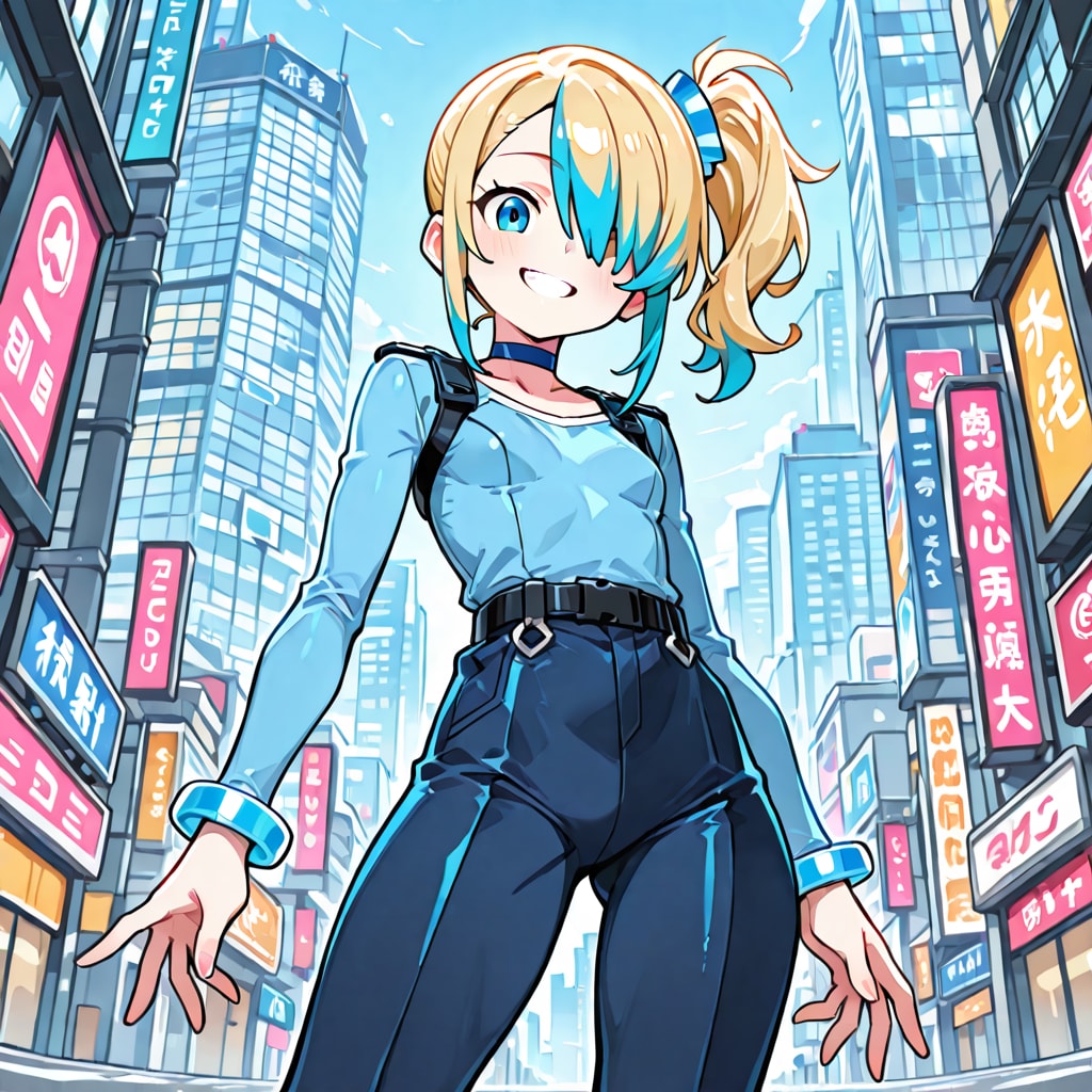 うちの子（警察官のコスプレ）