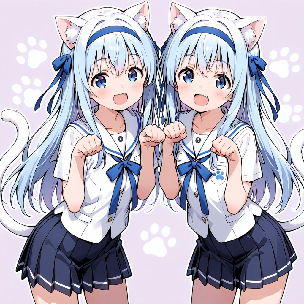 にゃーｘ2 | の人気AIイラスト・グラビア