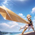 サンライズ立ちする黄金の鉄の騎士さま 4枚目