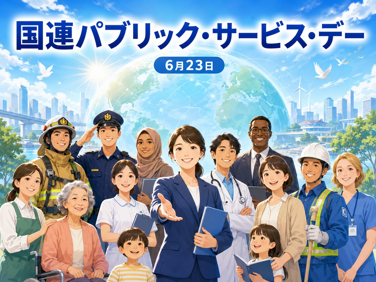 [今日は何の日 6/23] 国連パブリック・サービス・デー