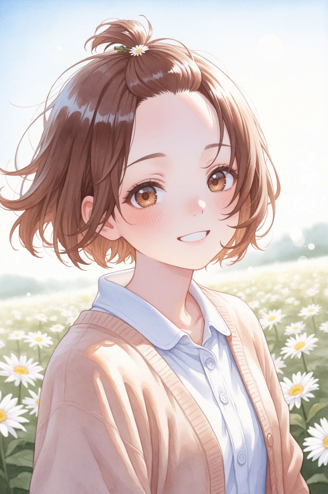 ガーベラとおでこ | の人気AIイラスト・グラビア