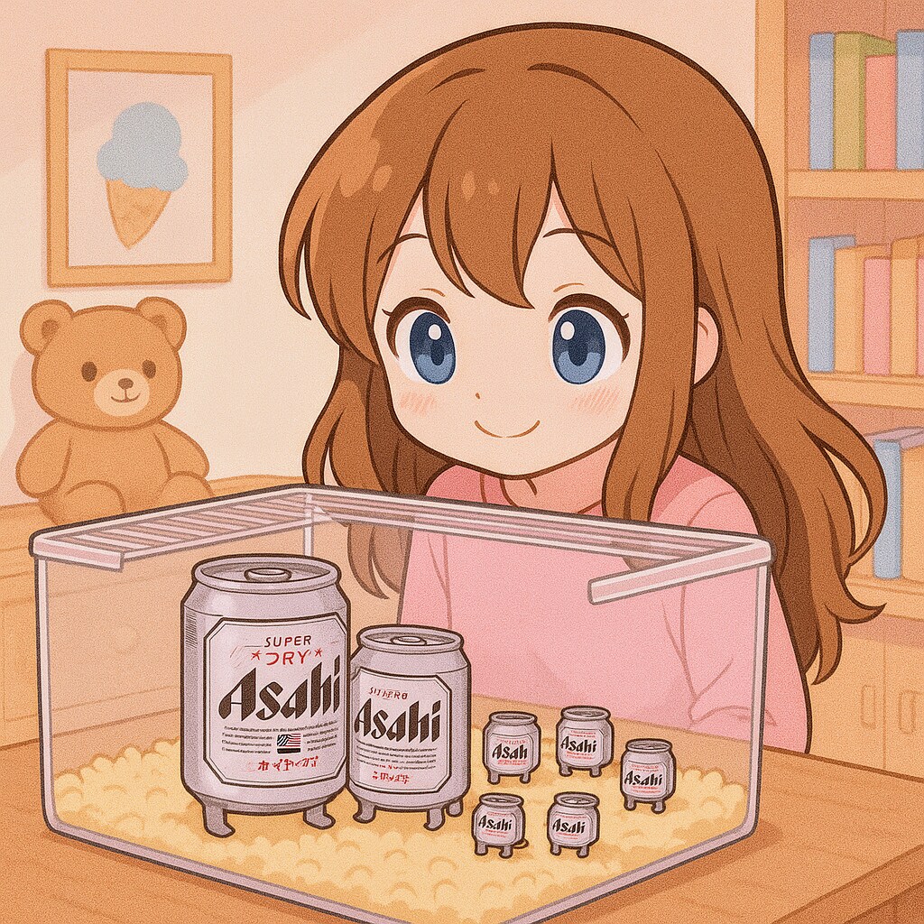 ハムビルーを飼う小さな女の子