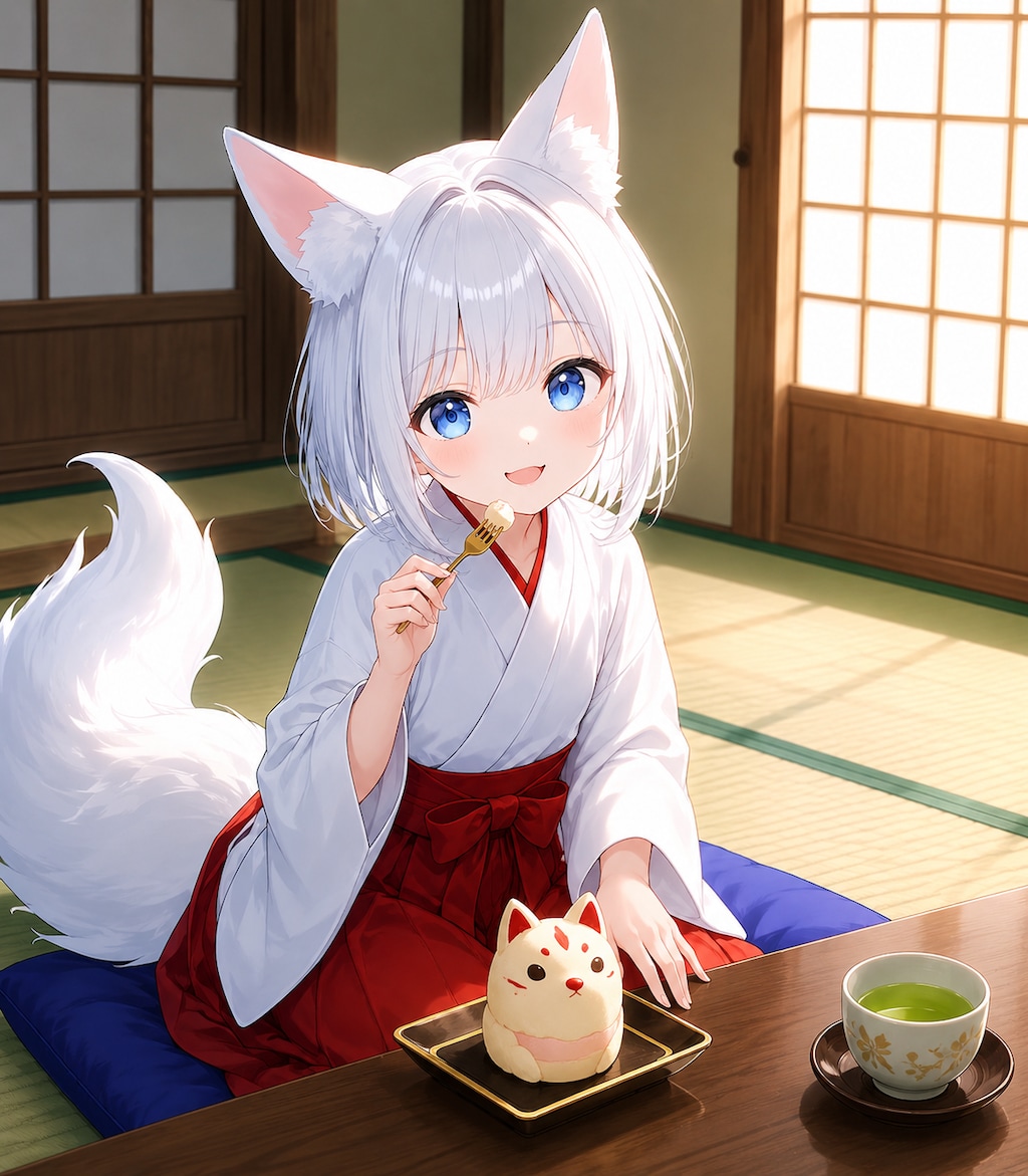 狐ケーキ
