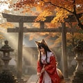 企画名 ： けも耳神社の巫女たち 4枚目