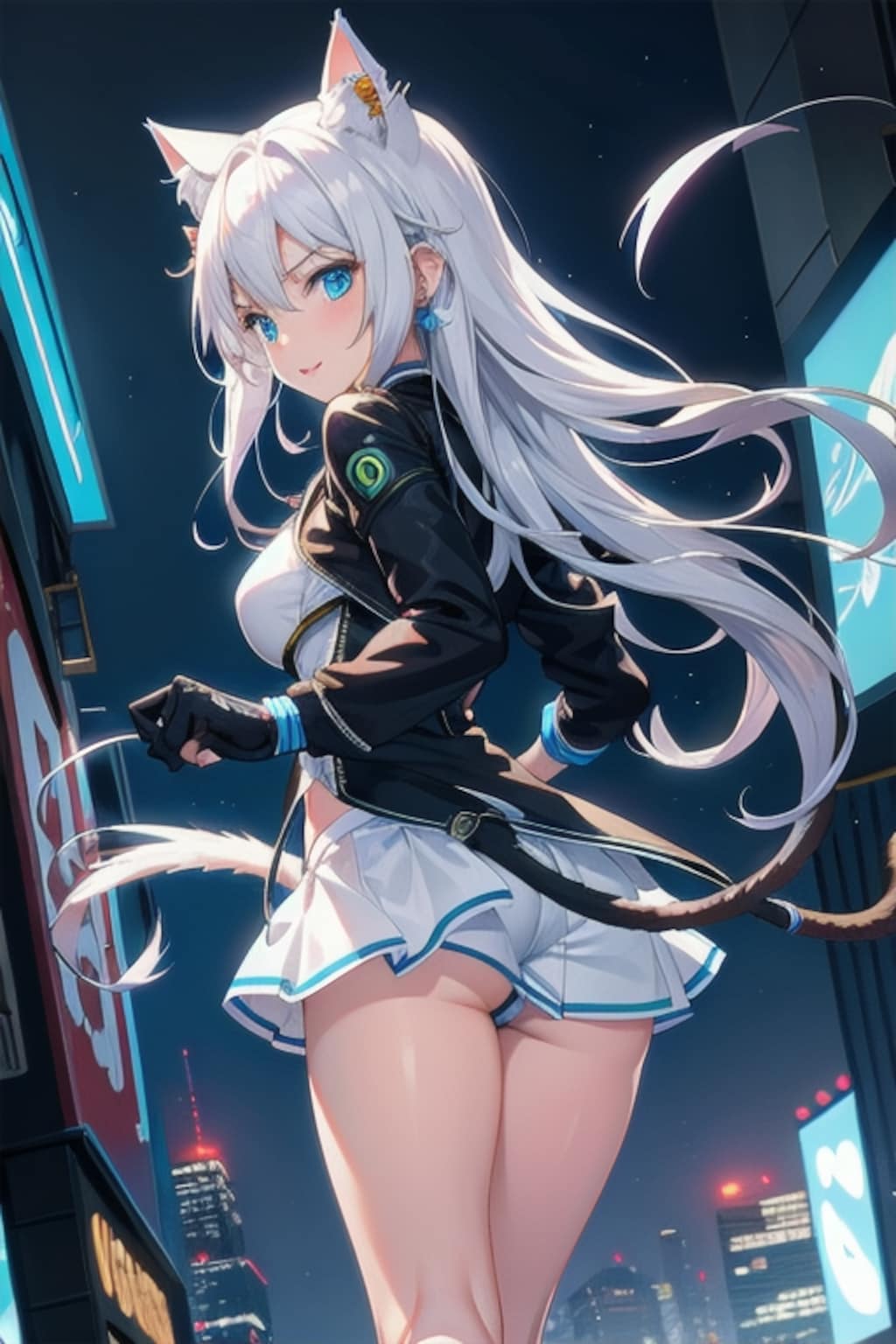 猫耳ミニスカバトルにゃー子