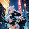 猫耳ミニスカバトルにゃー子 4枚目
