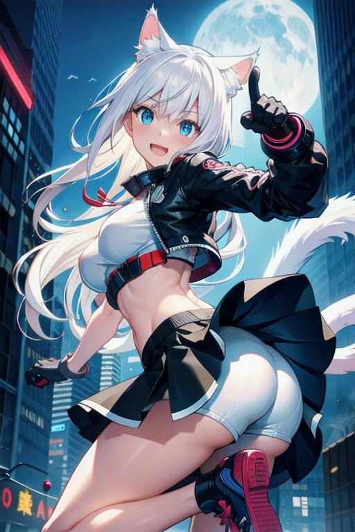 猫耳ミニスカバトルにゃー子