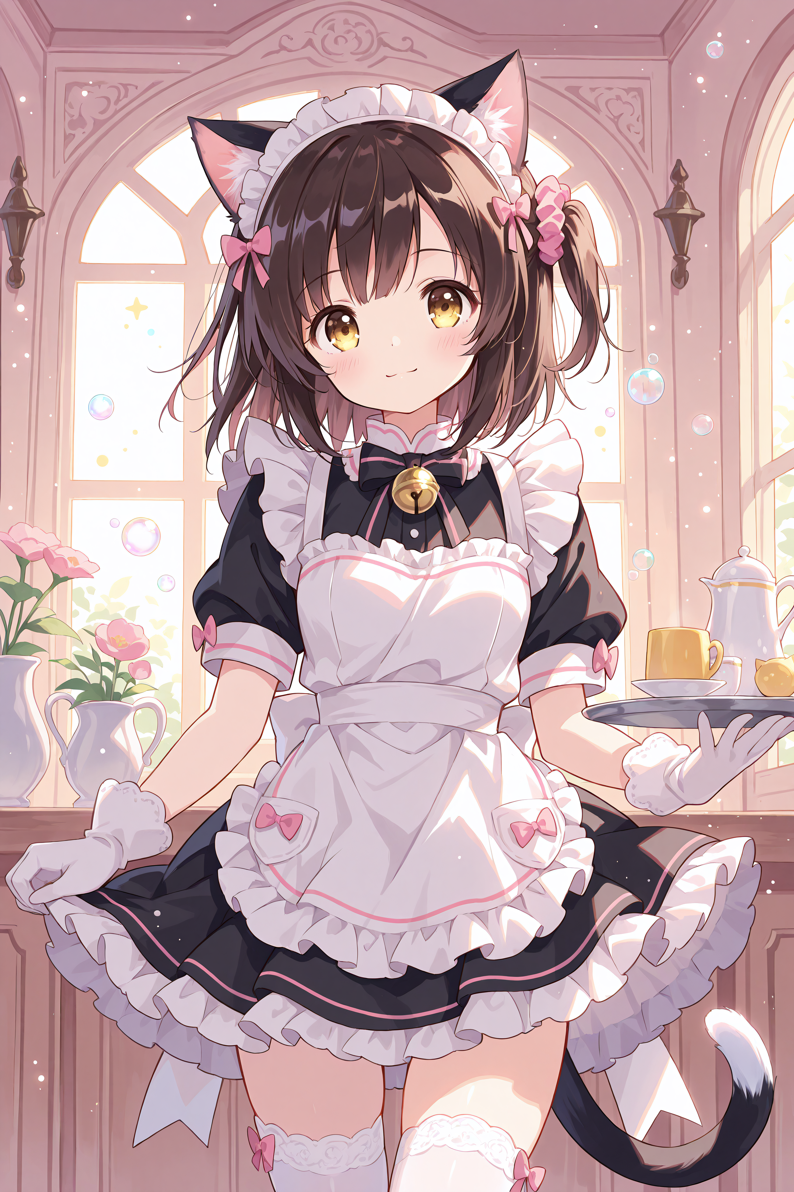 猫メイド02 | の人気AIイラスト・グラビア