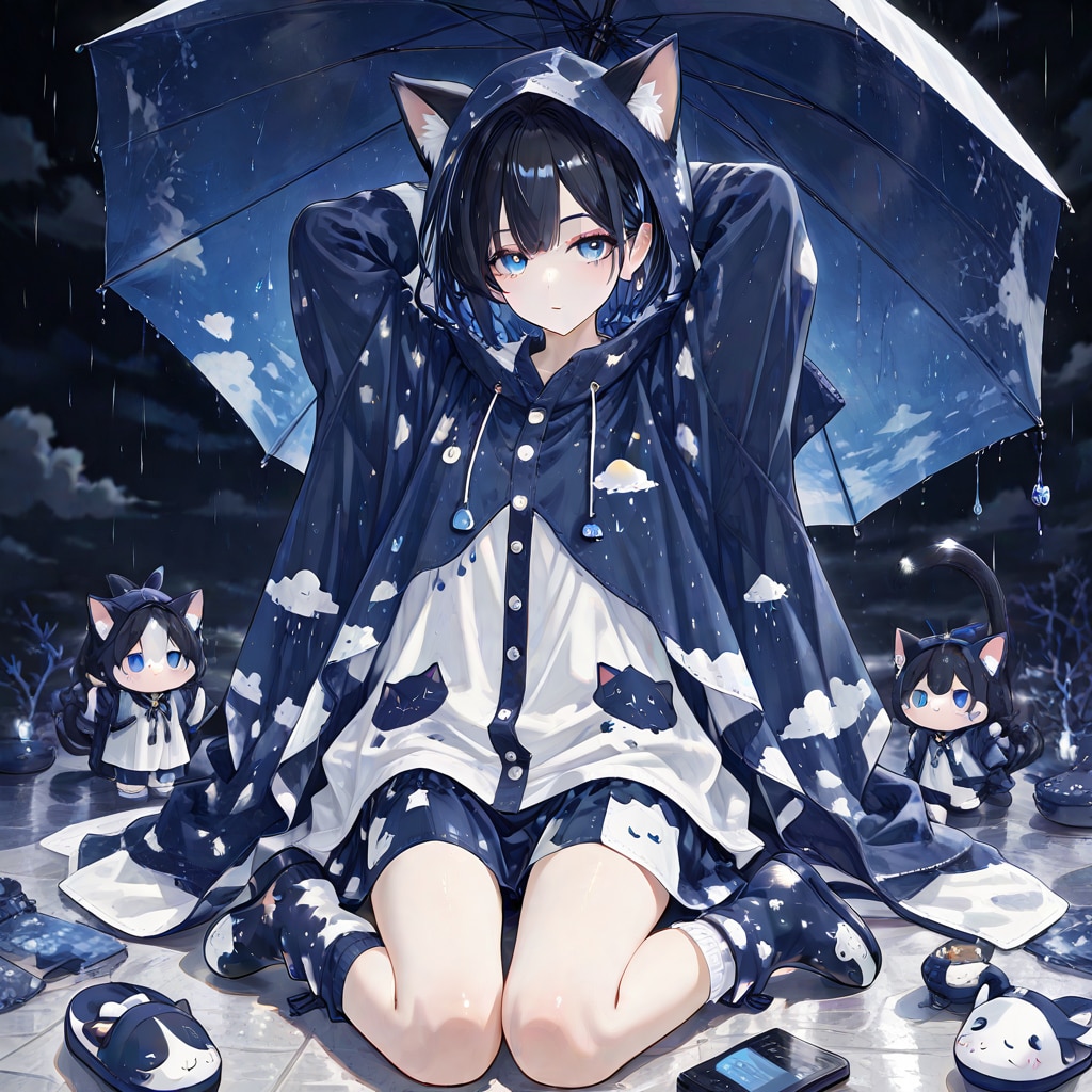 雨☔久しぶり　雷⚡まではいらない👋😞