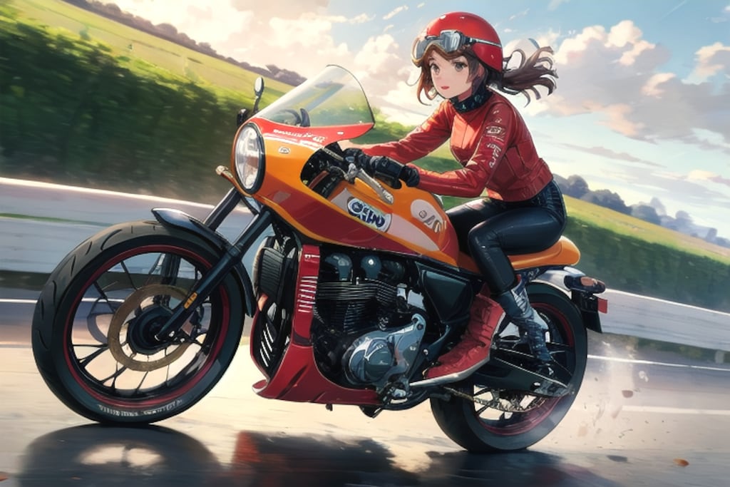 バイク好き彼女