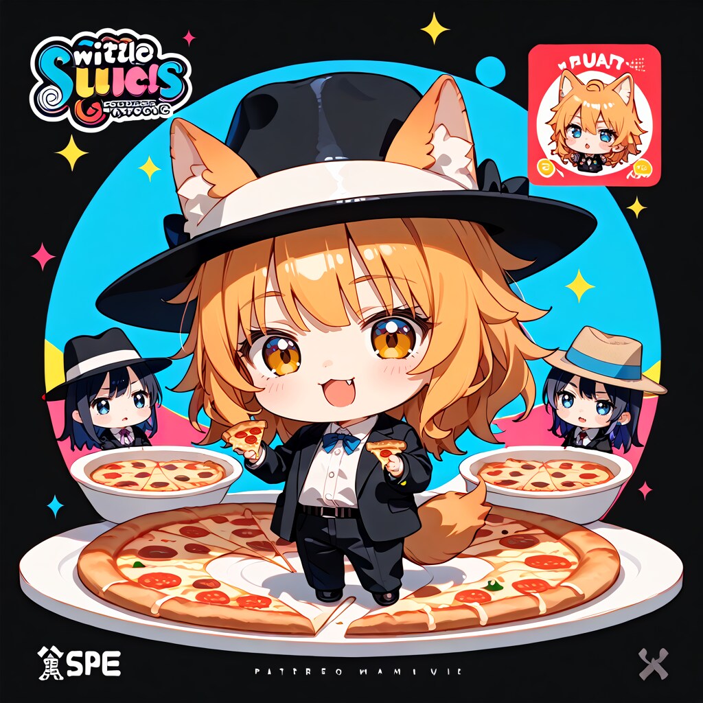 はらぺこマフィアステッカー！