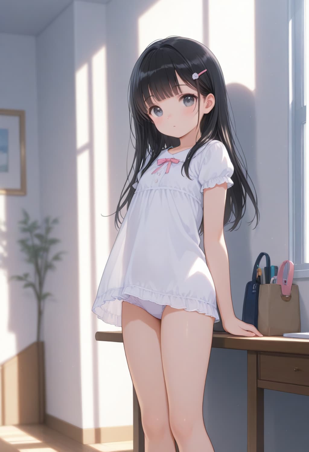 黒髪の美少女(R-15)(382)