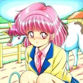 乳牛とあゆみちゃん 2枚目