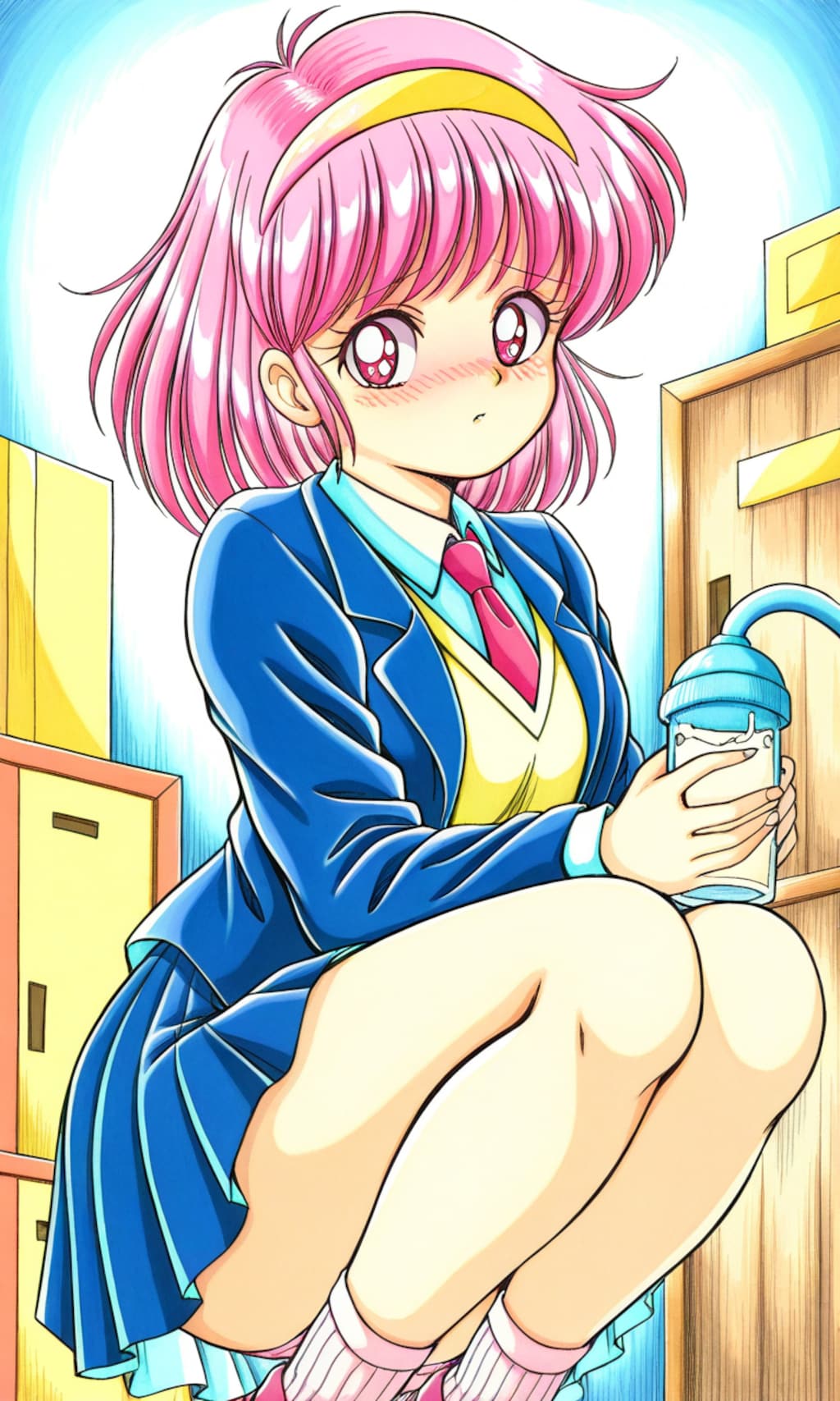 乳牛とあゆみちゃん