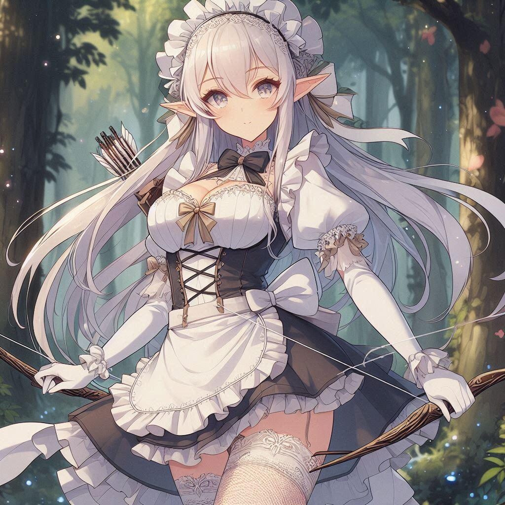 森の番人のエルフメイドさん