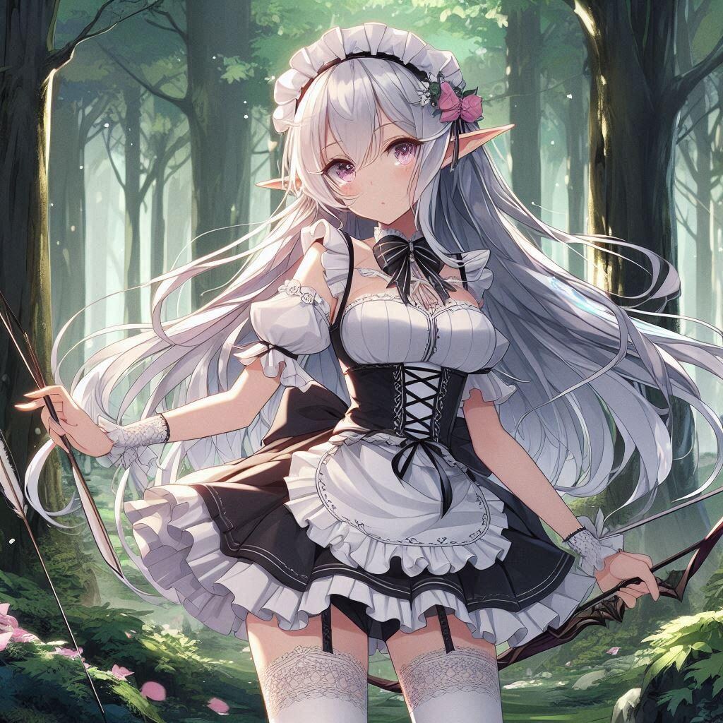 森の番人のエルフメイドさん