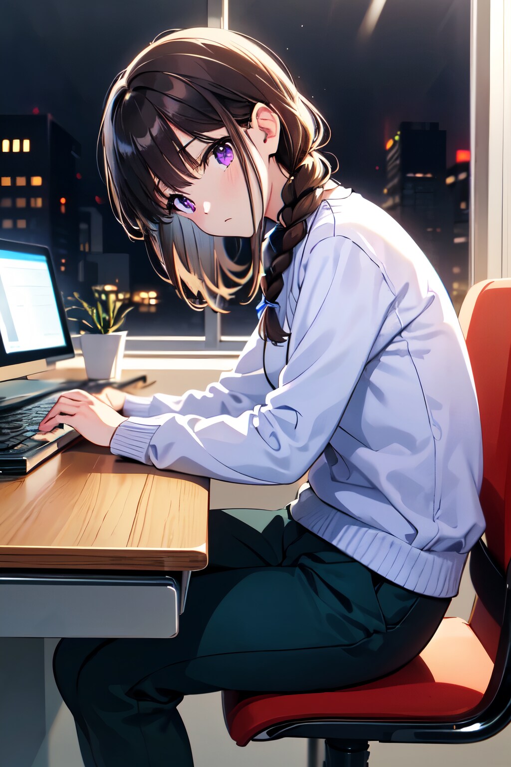 残業 | の人気AIイラスト・グラビア