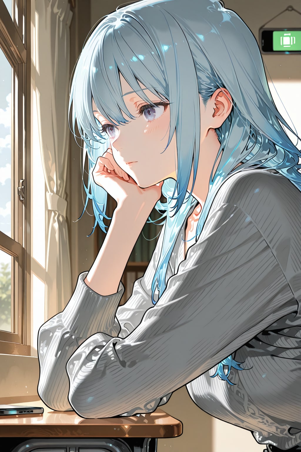 返事をしないままの画面 | の人気AIイラスト・グラビア