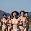朝のランニング（女子古武術部） 8枚目