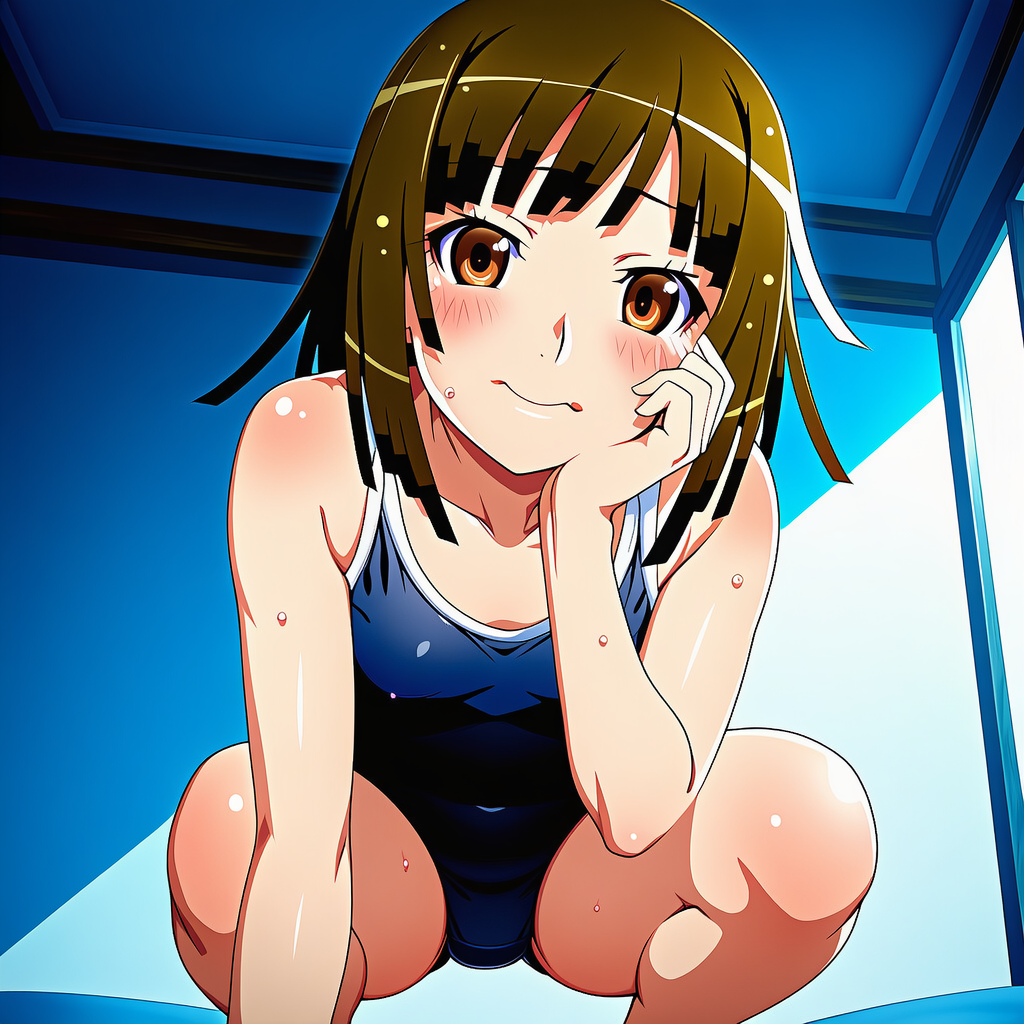 千石撫子_スクール水着_SFW