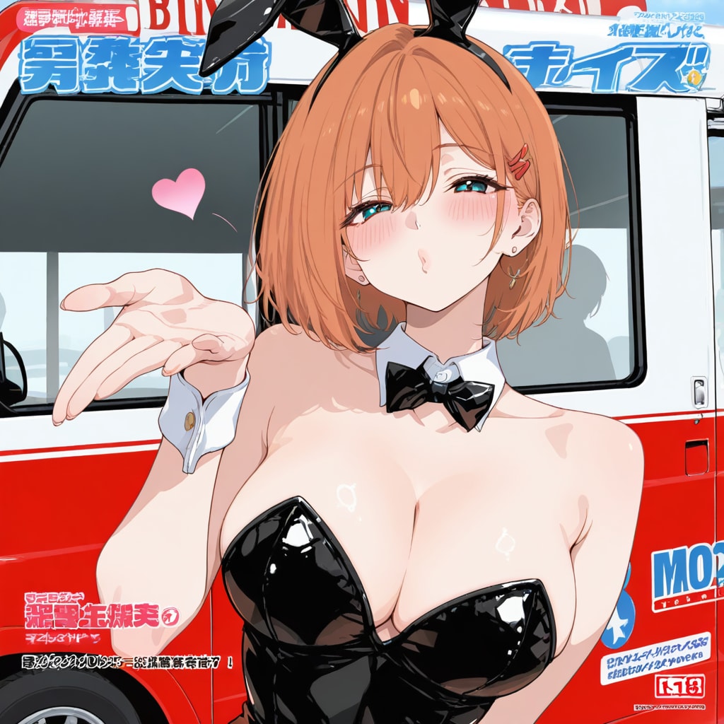 広告のバニーガール