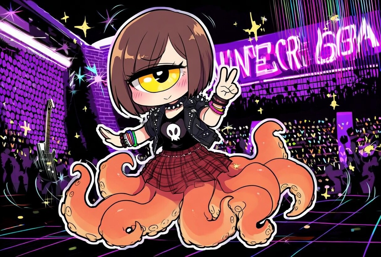 単眼スキュラ　パンクファッション | の人気AIイラスト・グラビア