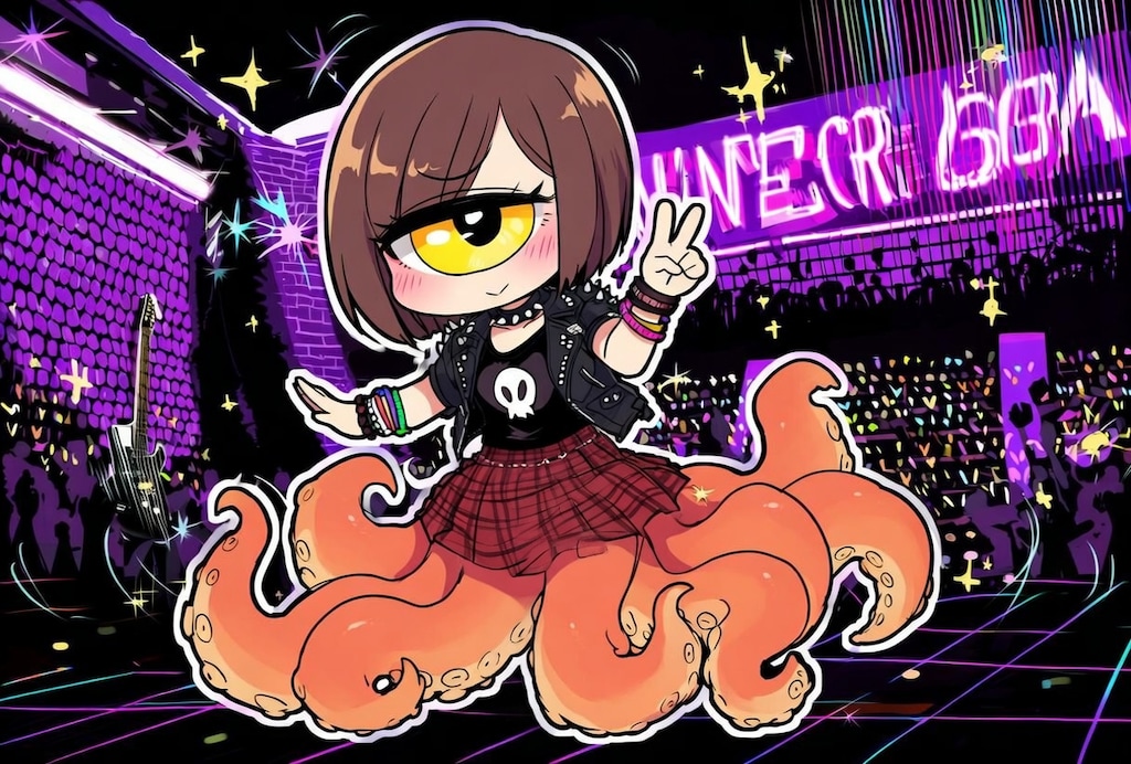 単眼スキュラ　パンクファッション