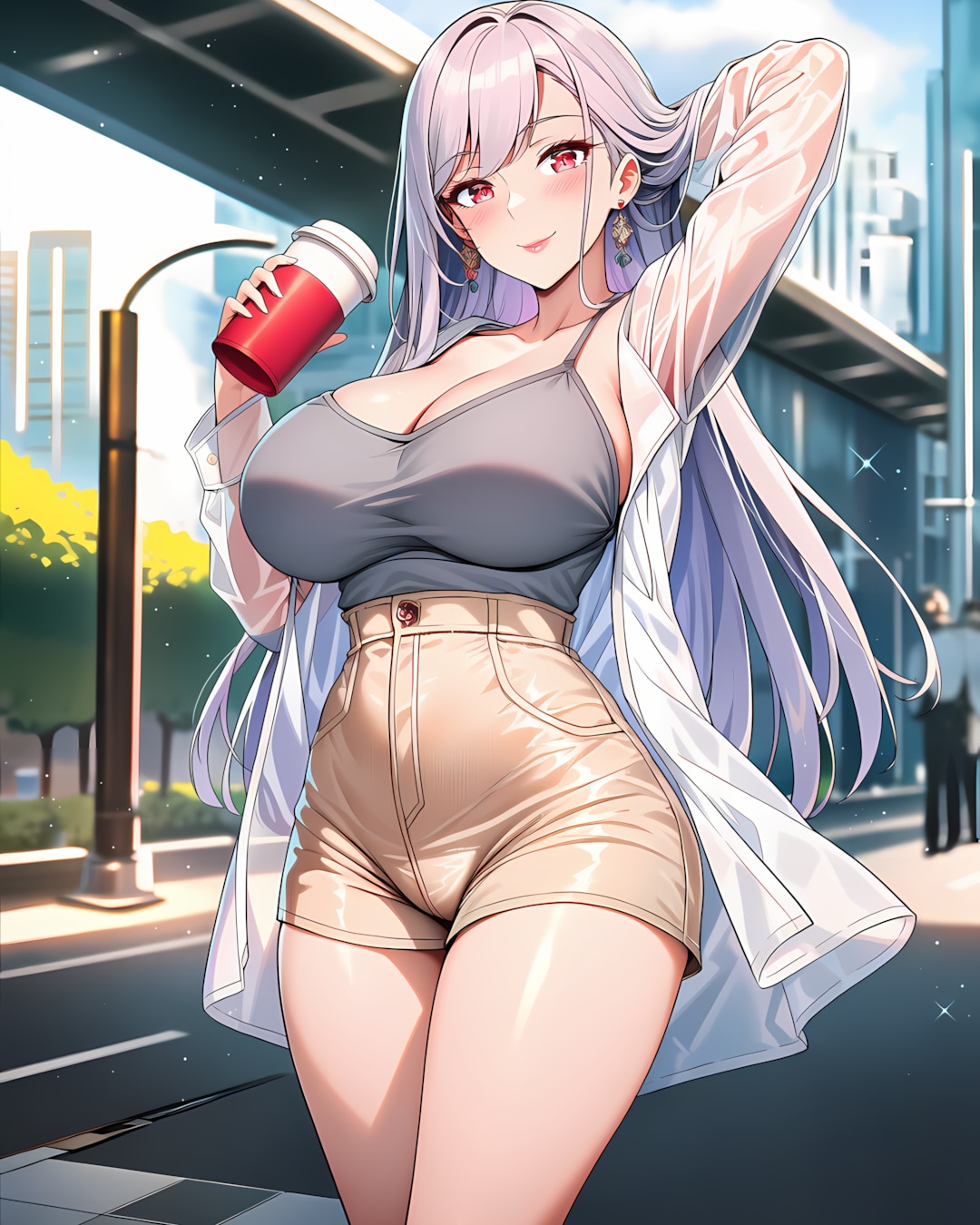 💚環境の日！マイタンブラーと都会派美脚✨