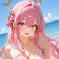 海とおっぱいと浮き輪 5枚目
