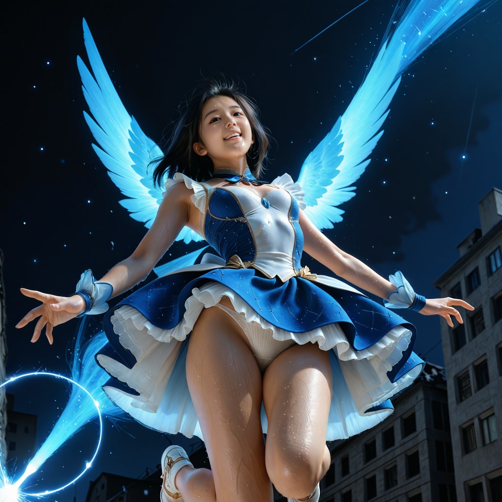 魔法少女-激しい戦闘