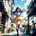 黄色いチャイナドレス 2枚目