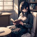 メカクレ読書 3枚目