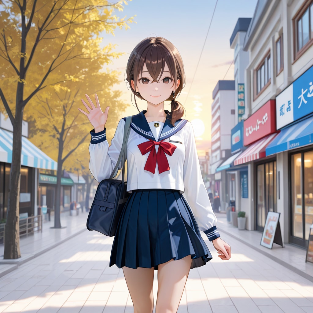 歩美 セーラー服 (3) | の人気AIイラスト・グラビア