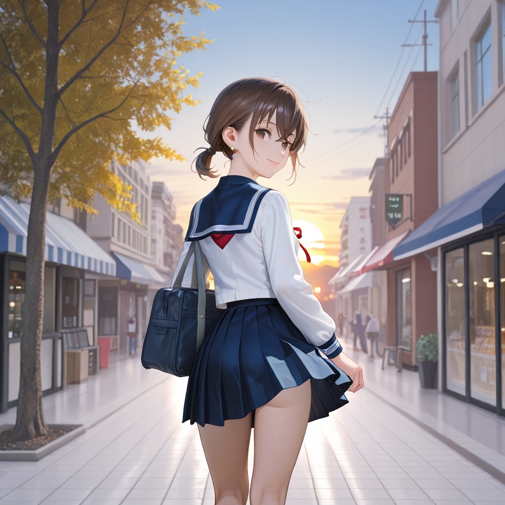 歩美 セーラー服 (3)