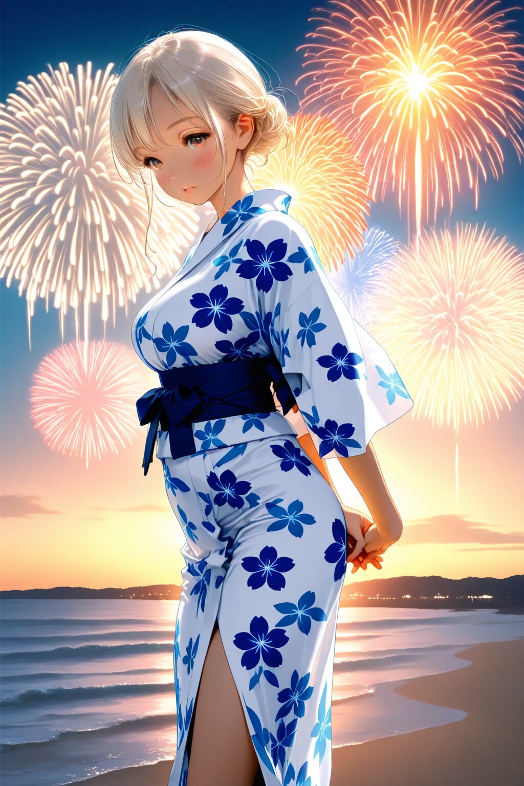 ベージュ髪の学生【DRAGON】