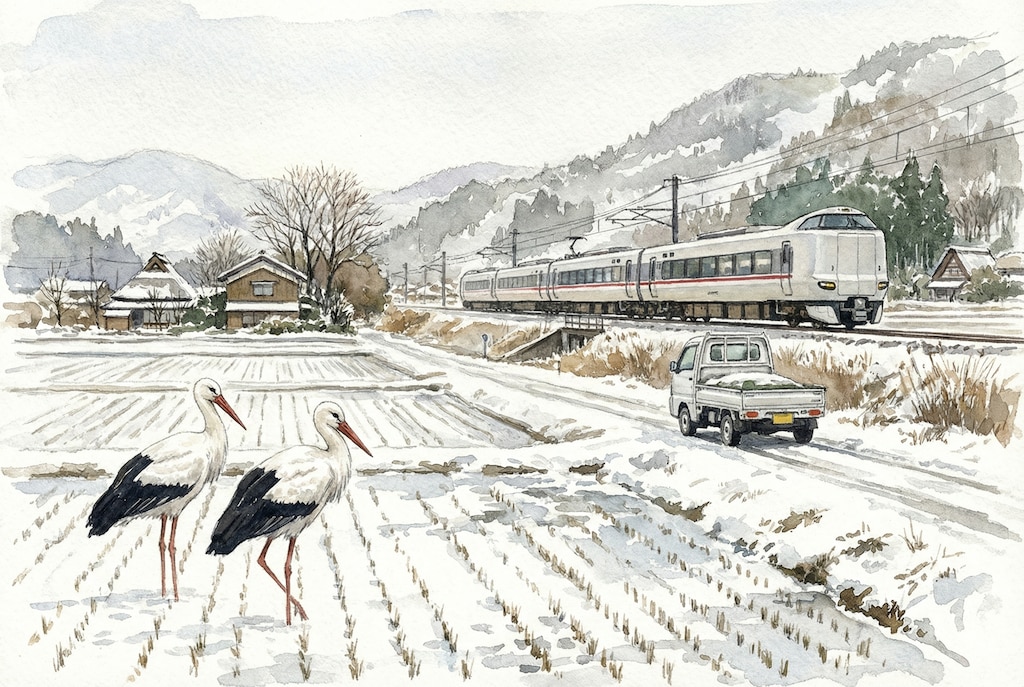 コウノトリ&こうのとり