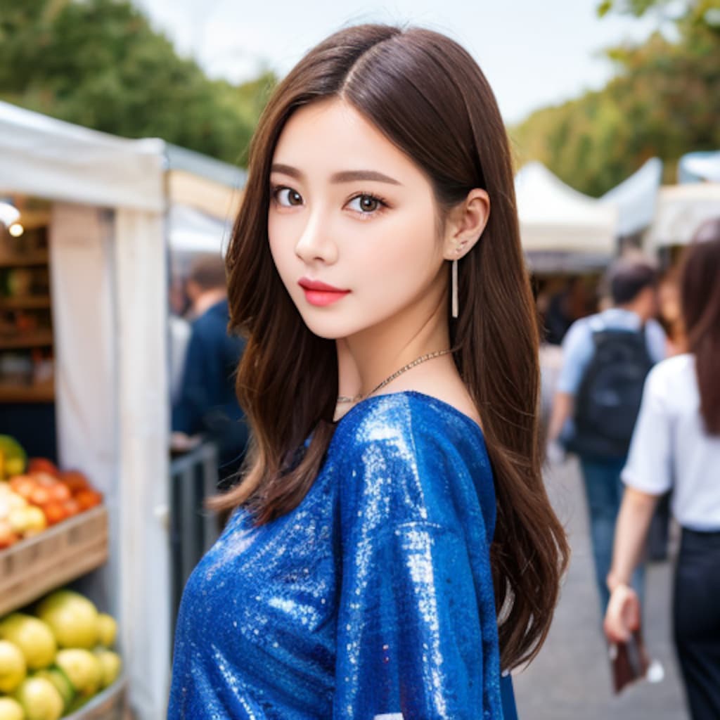 市場のお姉ちゃん