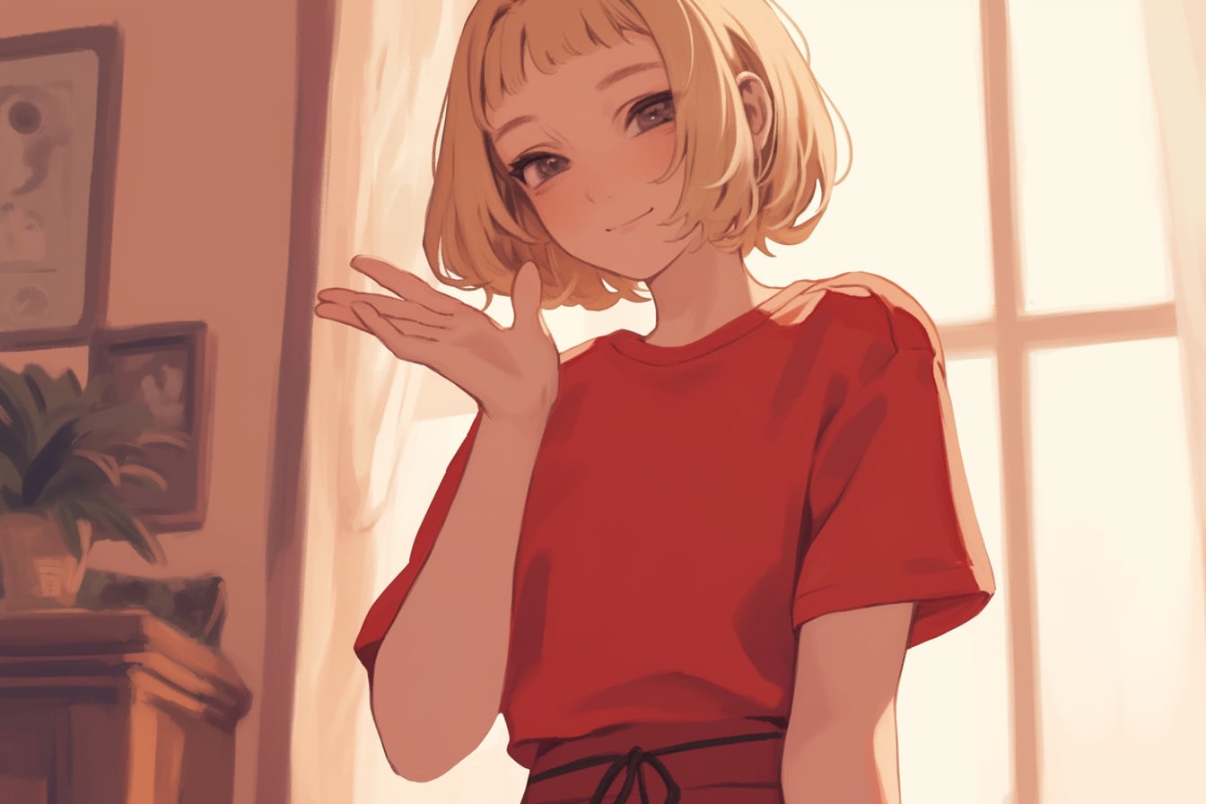 マッシュカットの子✨90 | の人気AIイラスト・グラビア