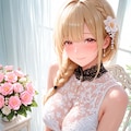 黒と白のシースルードレス 4枚目