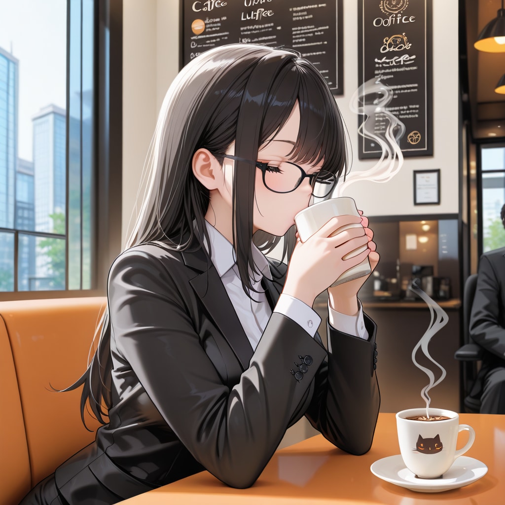 コーヒー・ブレイク | の人気AIイラスト・グラビア