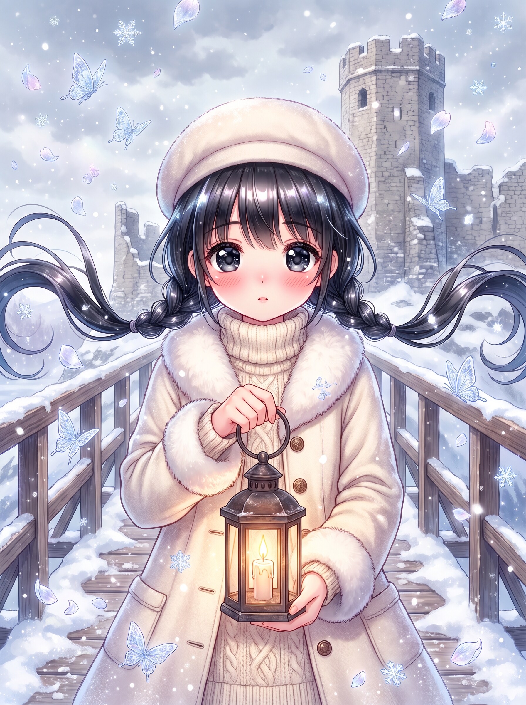 雪中の燈籠姫
