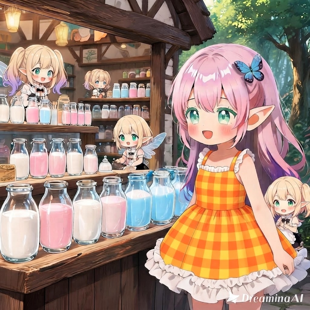 妖精ミルクを買いに来たよ🧚‍♂🥛✨