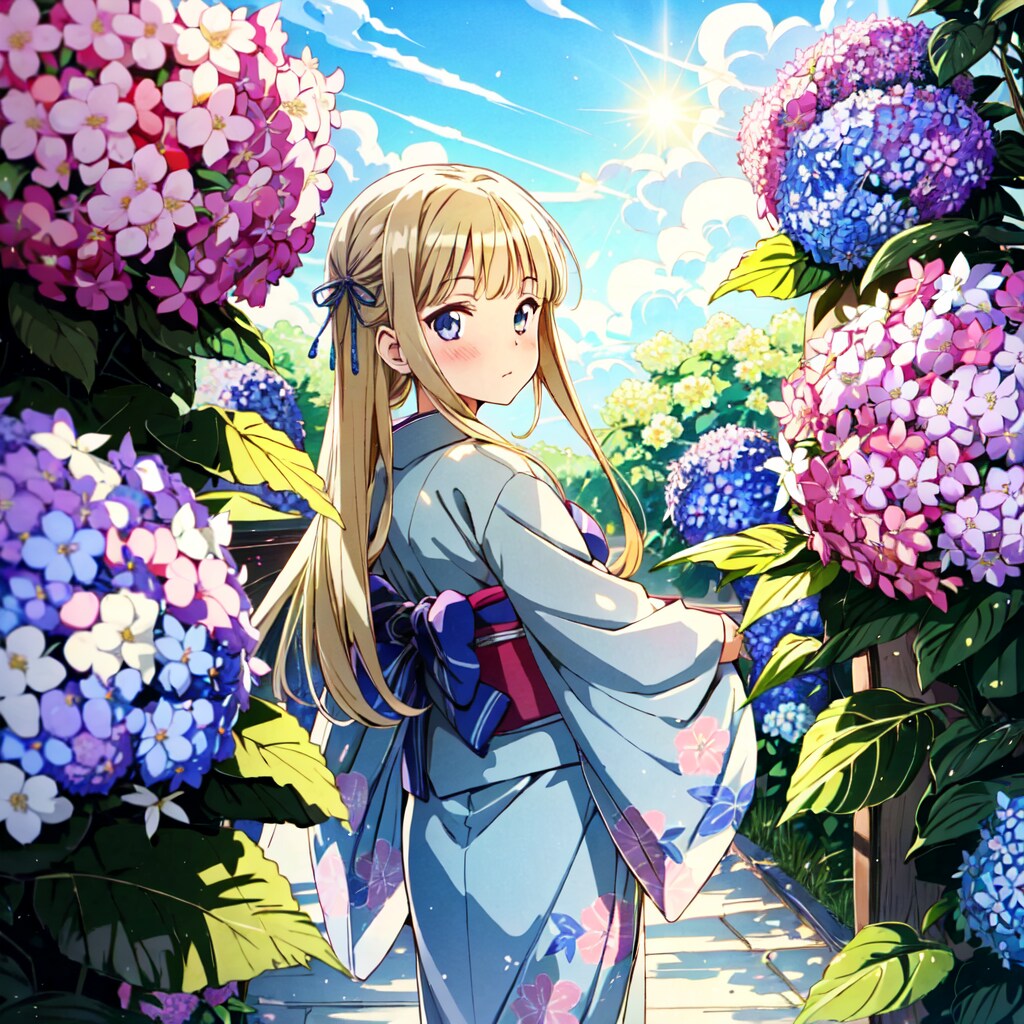 アジサイと魔法使い(エヴァンジェリン.ak.マクダウェル)