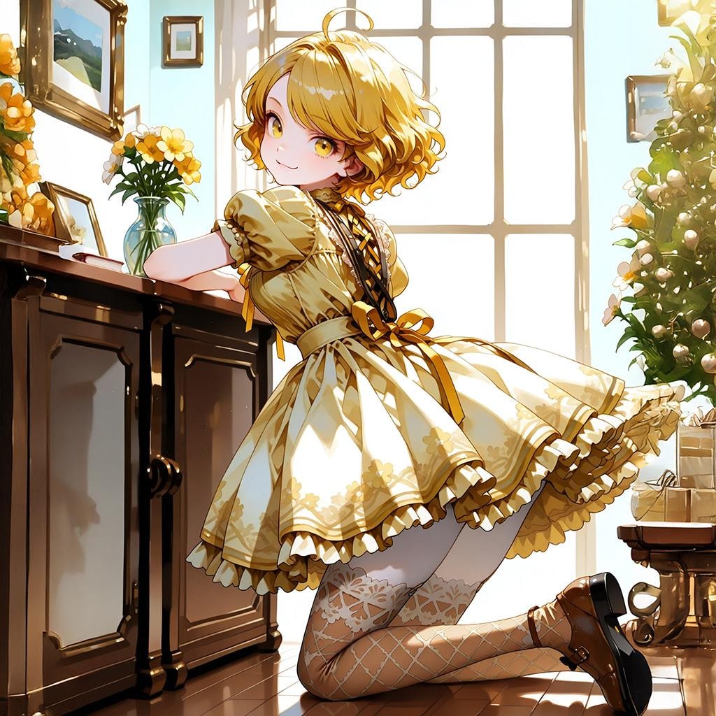 イエローワンピ