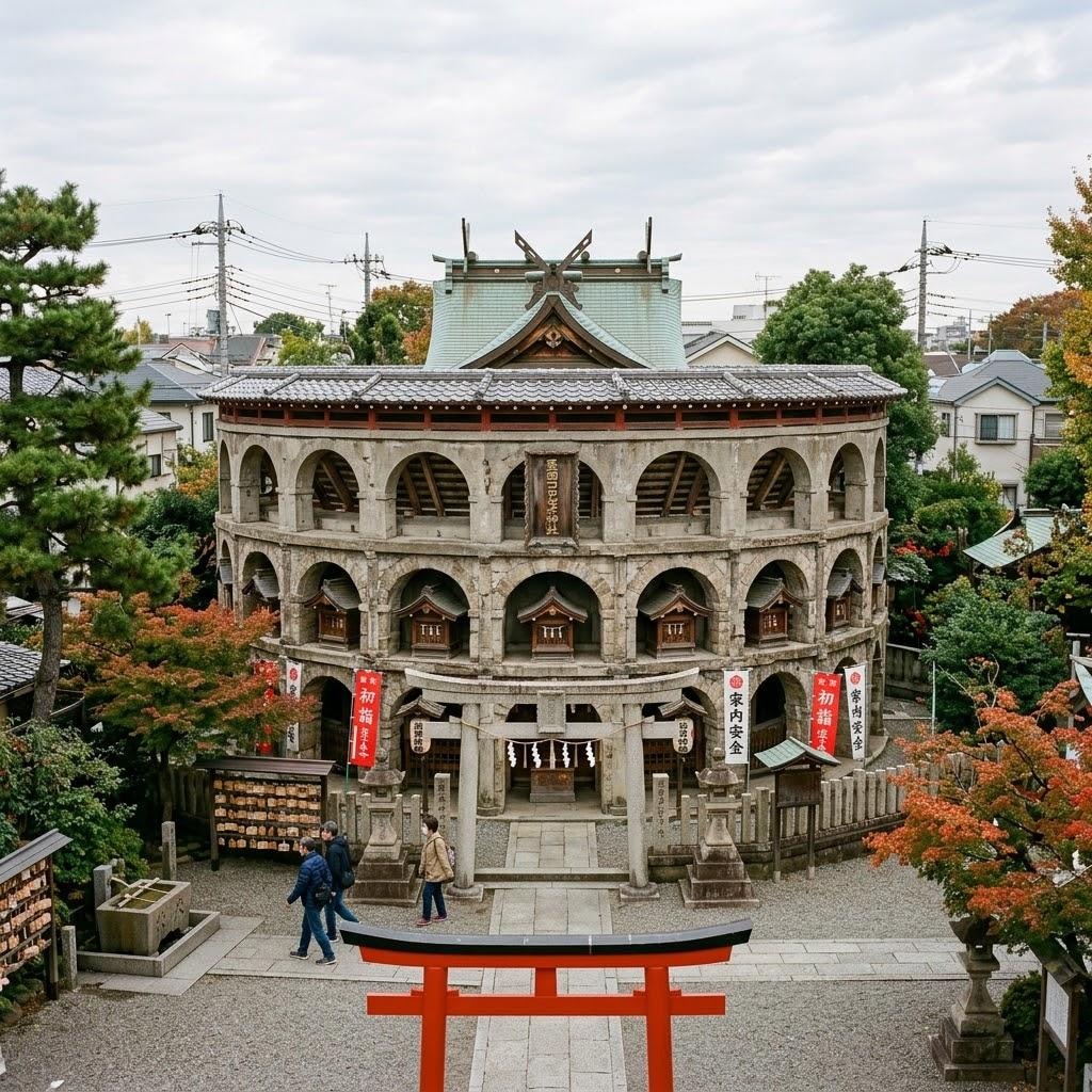 コロッセオっぽい神社