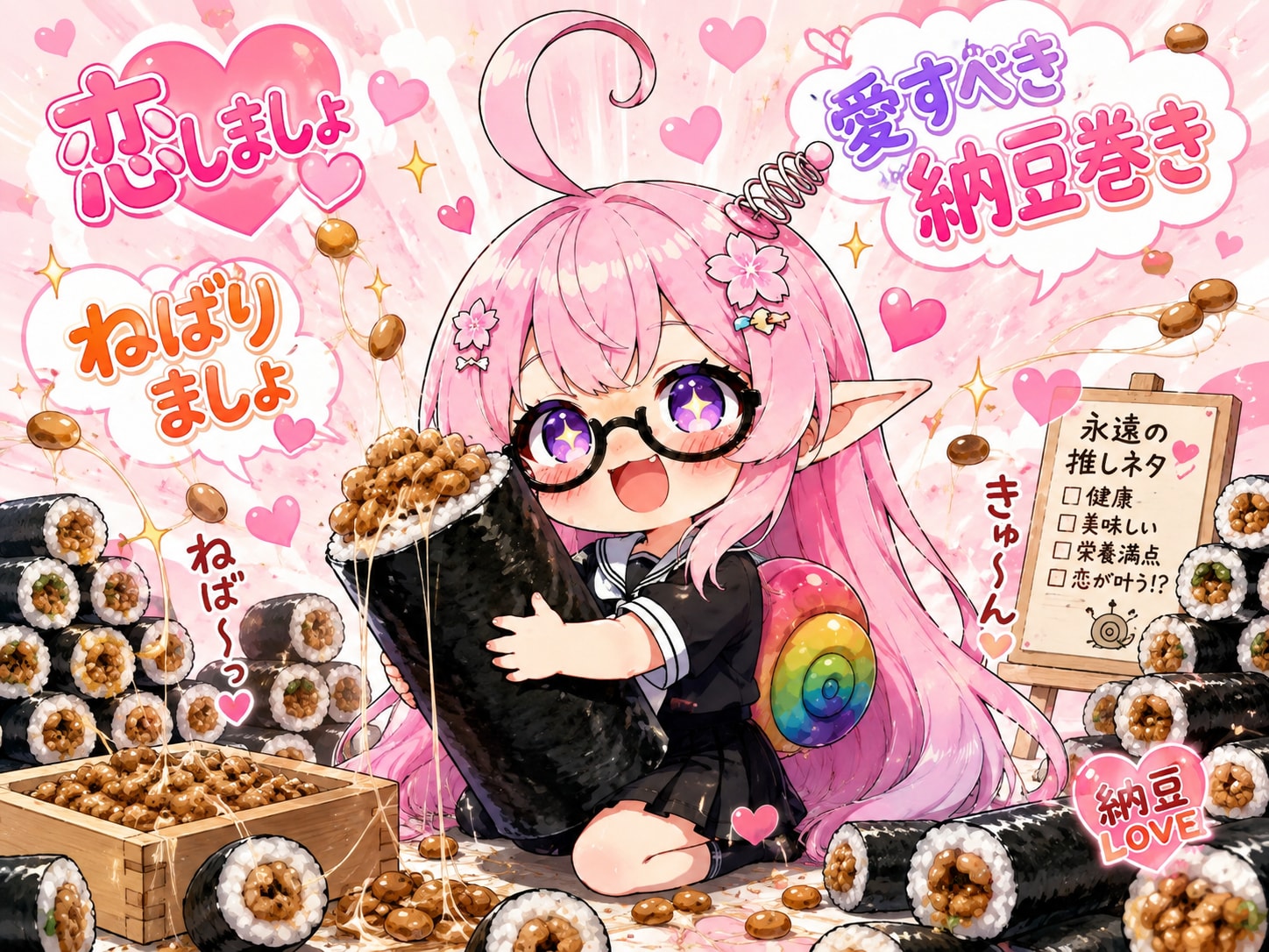 恋しましょ ねばりましょ 愛すべき納豆巻き