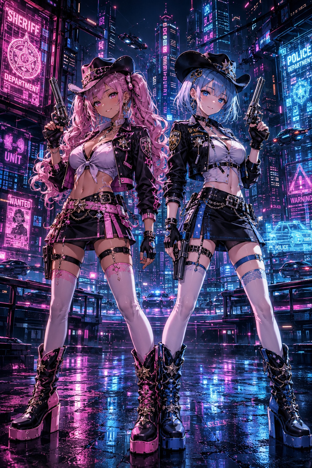 Neon Sheriff Duo