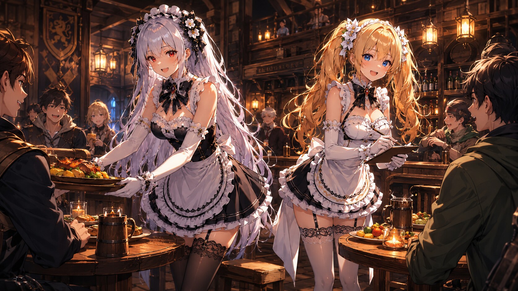冒険者の酒場にて | の人気AIイラスト・グラビア