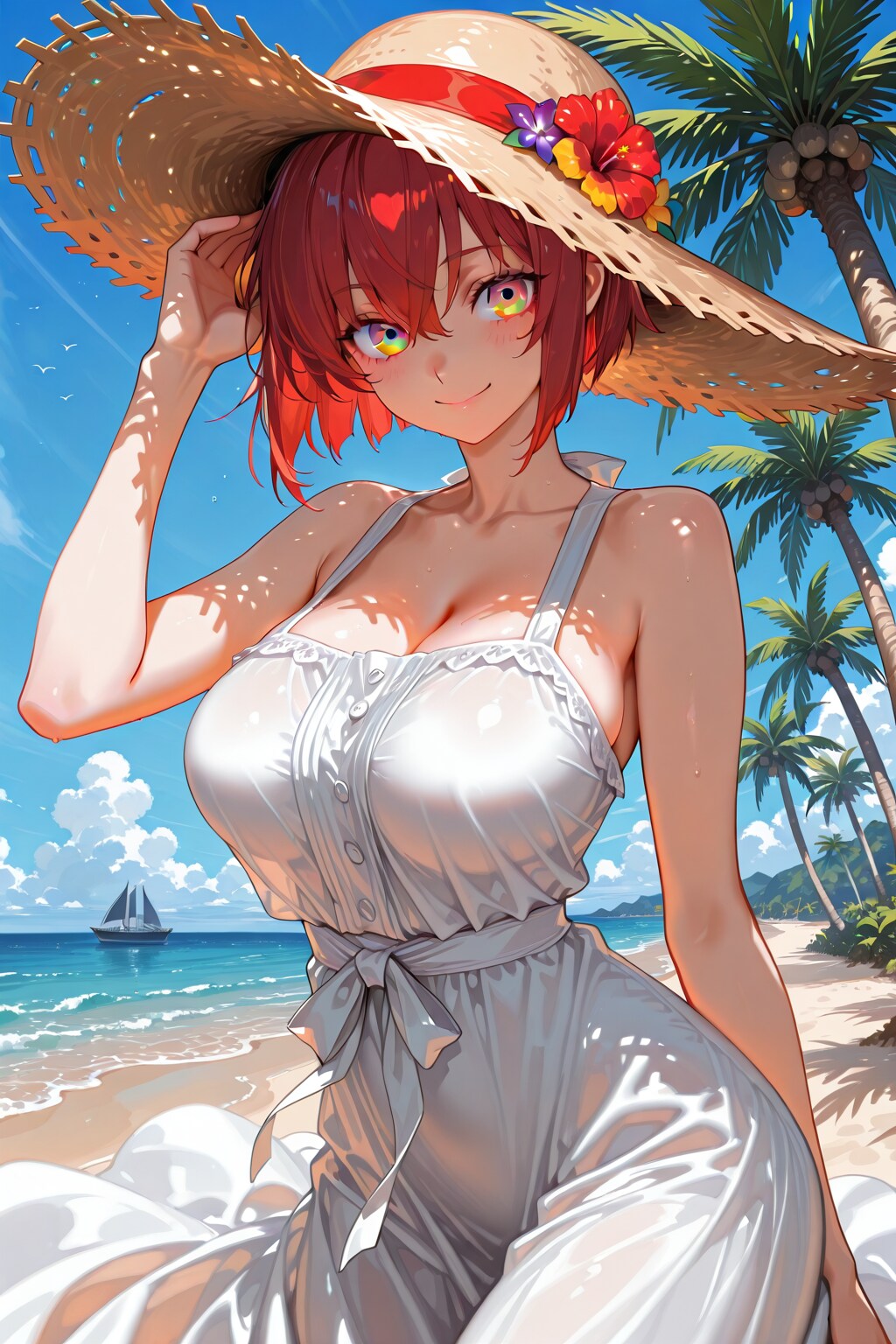 胡蝶ちゃんと海デート